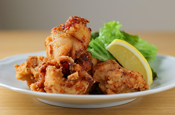 自家製塩こうじを使った唐揚げ